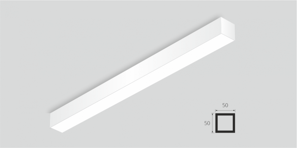 Накладной светильник LiNE-Pro 50x50 3000mm 90W 3000K