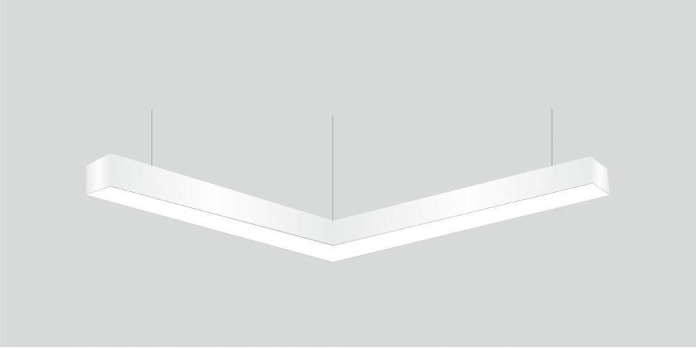 L-образный светильник LiNE-Pro 120гр. 1000х1000mm 80W 6000K