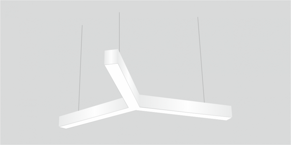 Y-образный светильник LiNE-Pro 3х500mm 30W 6000K