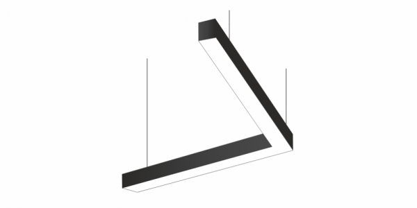 L-образный светильник LiNE-Pro 90гр. 500х500mm 40W 3000К