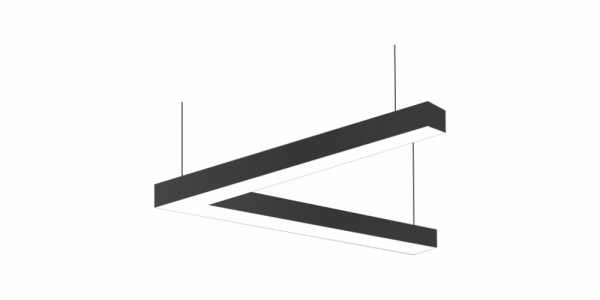 L-образный светильник LiNE-Pro 45гр. 500х500mm 20W 6000K