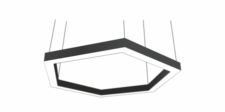 Шестиугольный светильник LiNE-Pro 6х250mm 60W 5000K
