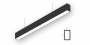 Подвесной светильник LiNE-Pro 67x35 1000mm 40W 3000K